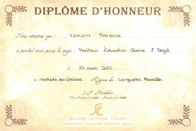du domaine de Cha Su Bao - Patrick... notre grande fierté !!